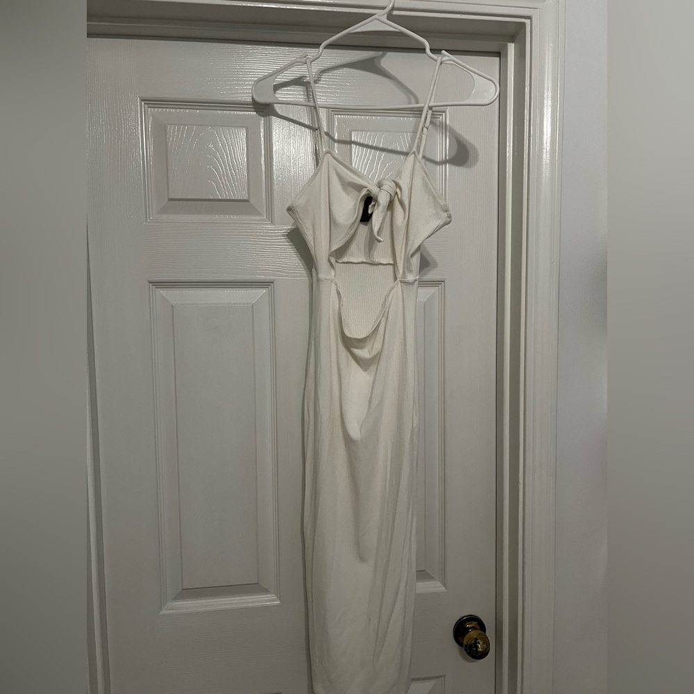 White Spaghetti strap Dress
